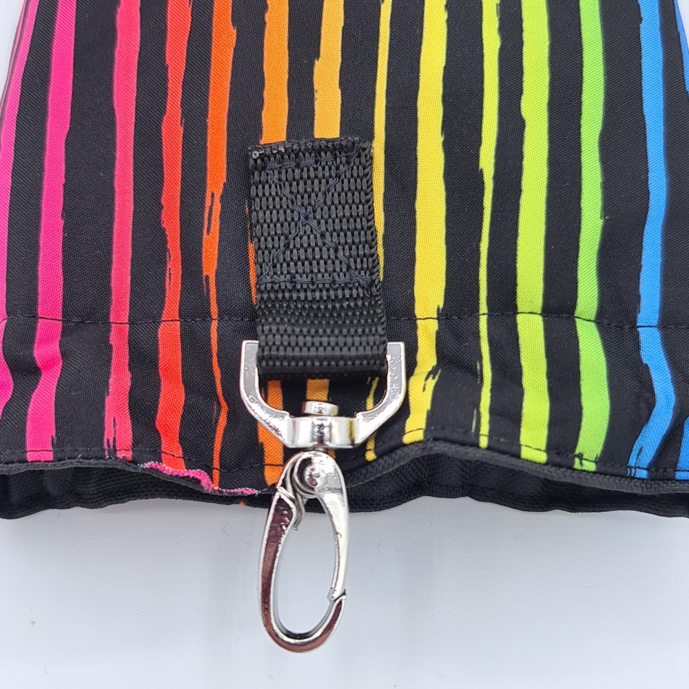 Futterbeutel basic, Rainbow-black
